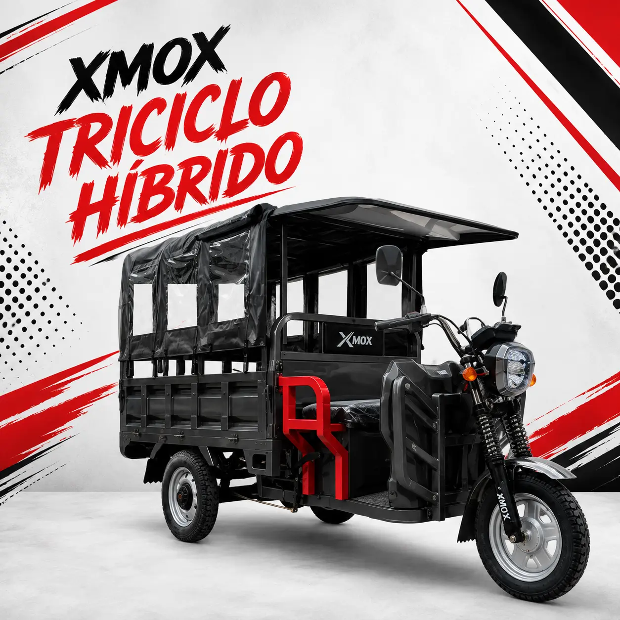 XMOX Triciclo Híbrido 1500W 2026